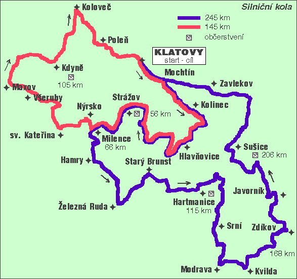 Senzitivn� pl�n trasy