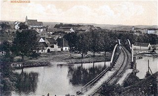 Hora��ovice na dobov� pohlednici