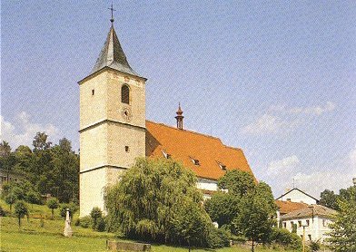 Blick an die Kirche