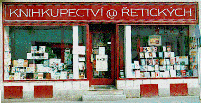 Exterieur der Buchhandlung U Retickych