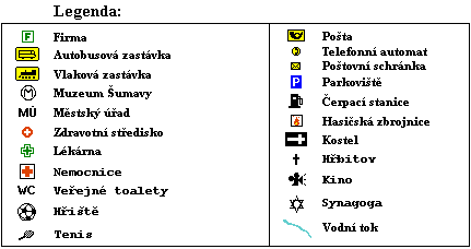 Legenda k map� Su�ice